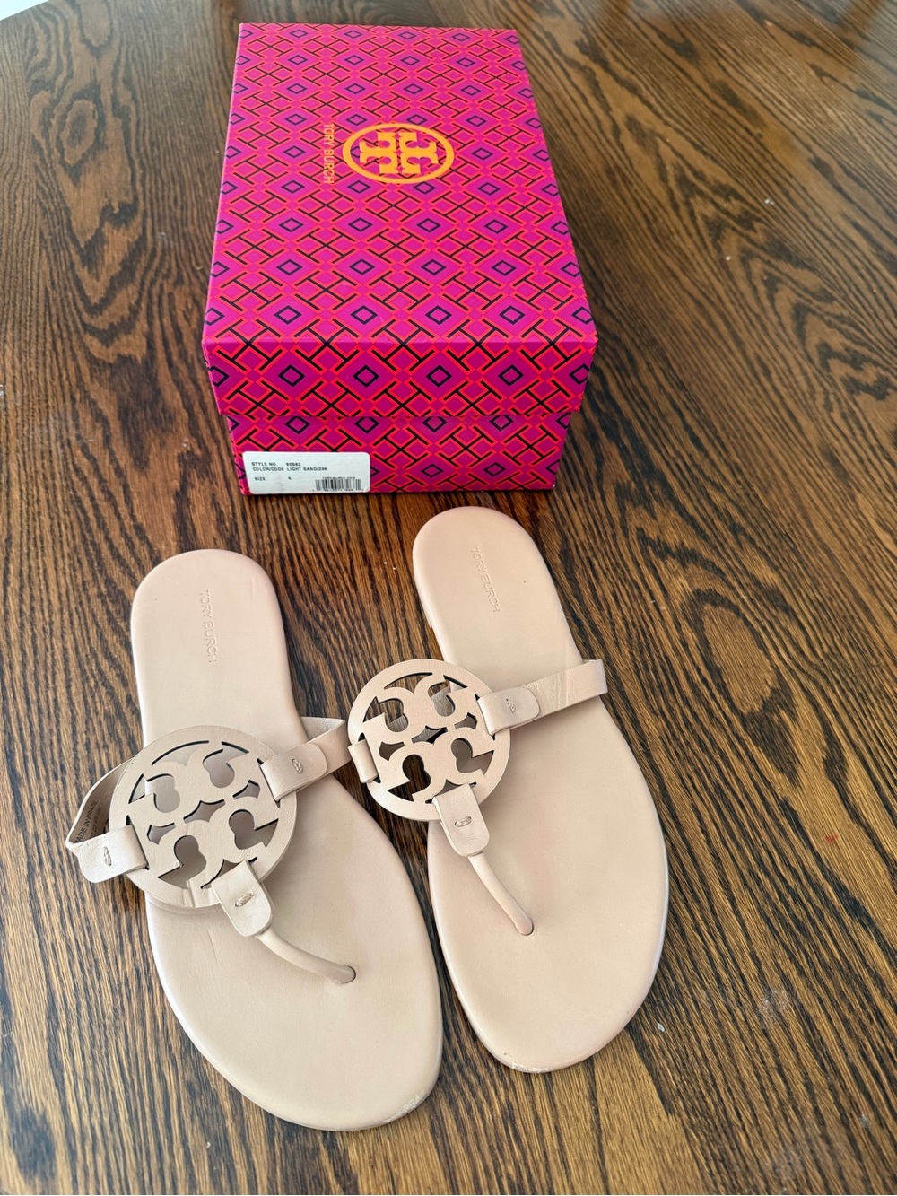 Tory Burch Women's Miller Sandal in Light Pink
